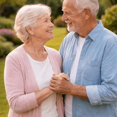 Elders Holding Hands