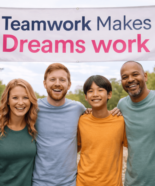 Teamwork makes dreams work