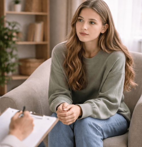 Young Woman in counselling